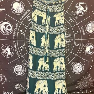 Strapless elephant dress